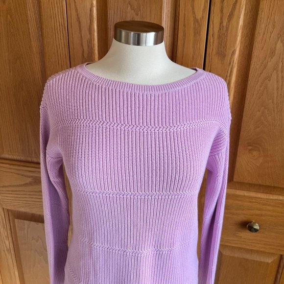 TALBOTS - Pima Cotton Bateau Neck Sweater - NEW with Tag - Picture 4 of 11